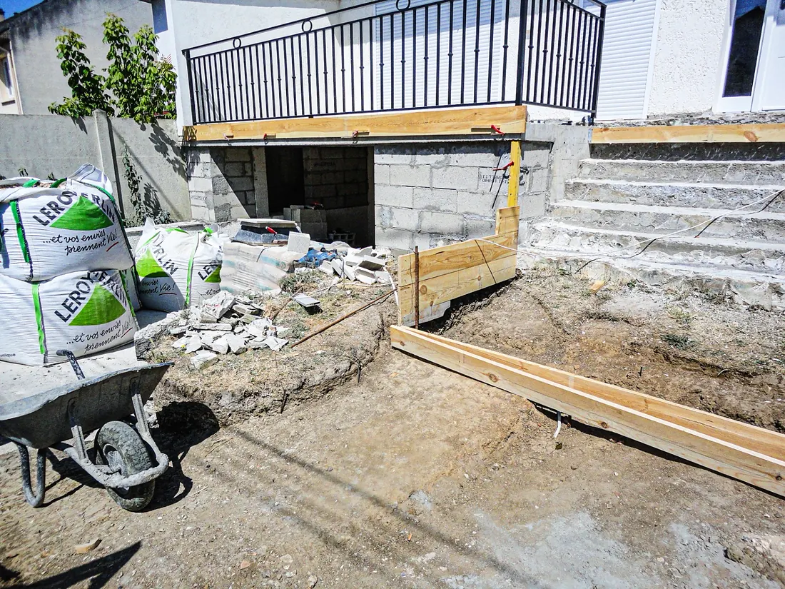 Aménagement extérieur, Champigny-sur-Marne : travaux en cours, photo 3