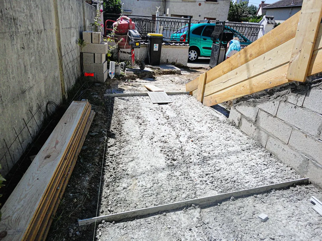 Aménagement extérieur, Champigny-sur-Marne : travaux en cours, photo 4