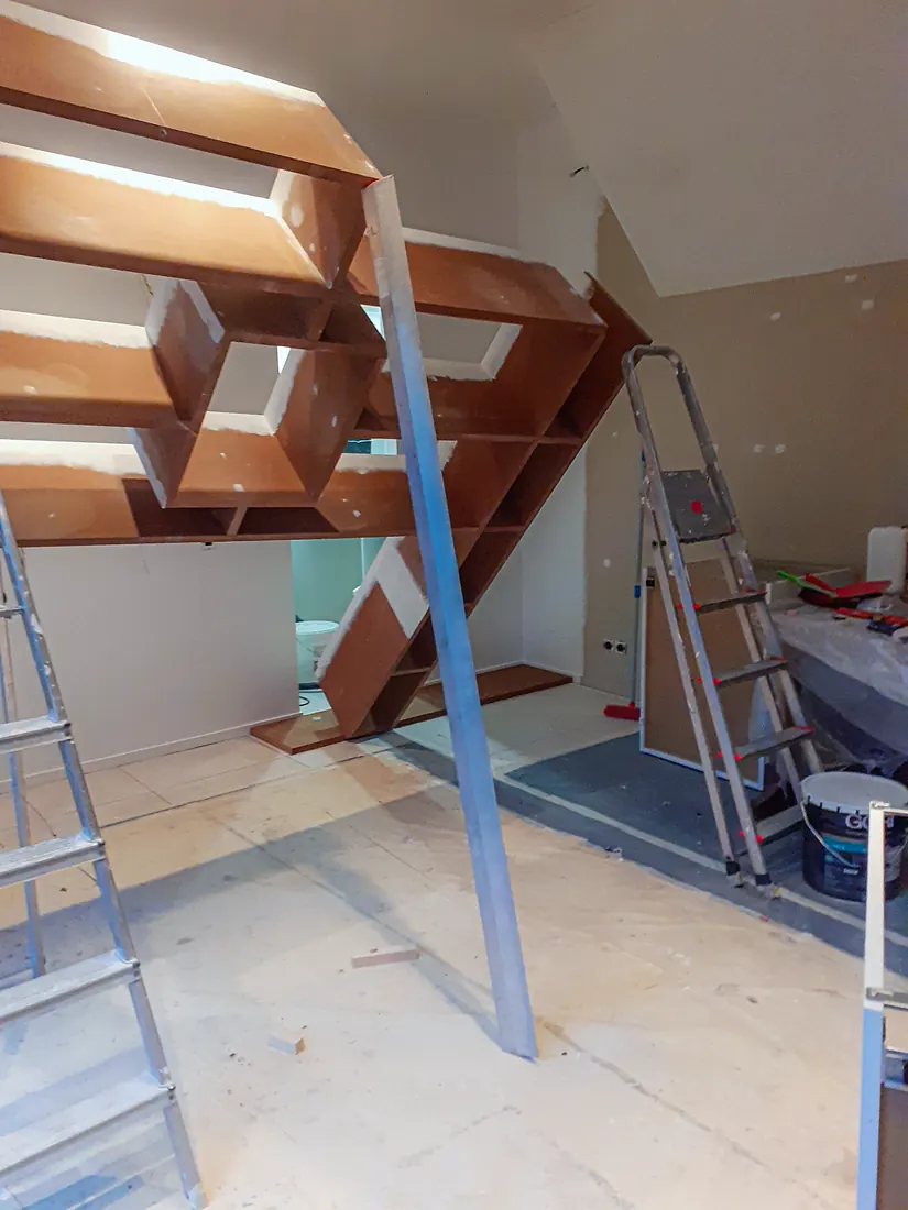 Aménagement intérieur, Créteil : travaux en cours, photo 5