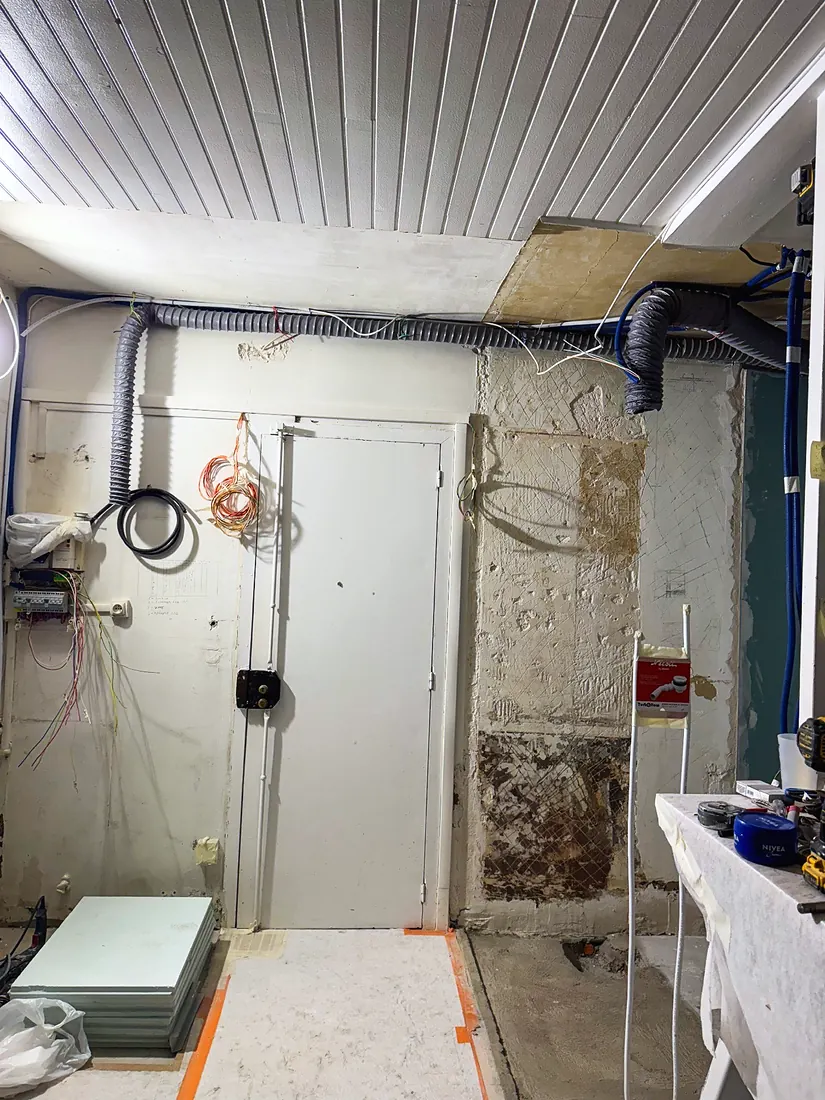 Séparation SDB & WC, Paris 20e : travaux en cours, photo 6