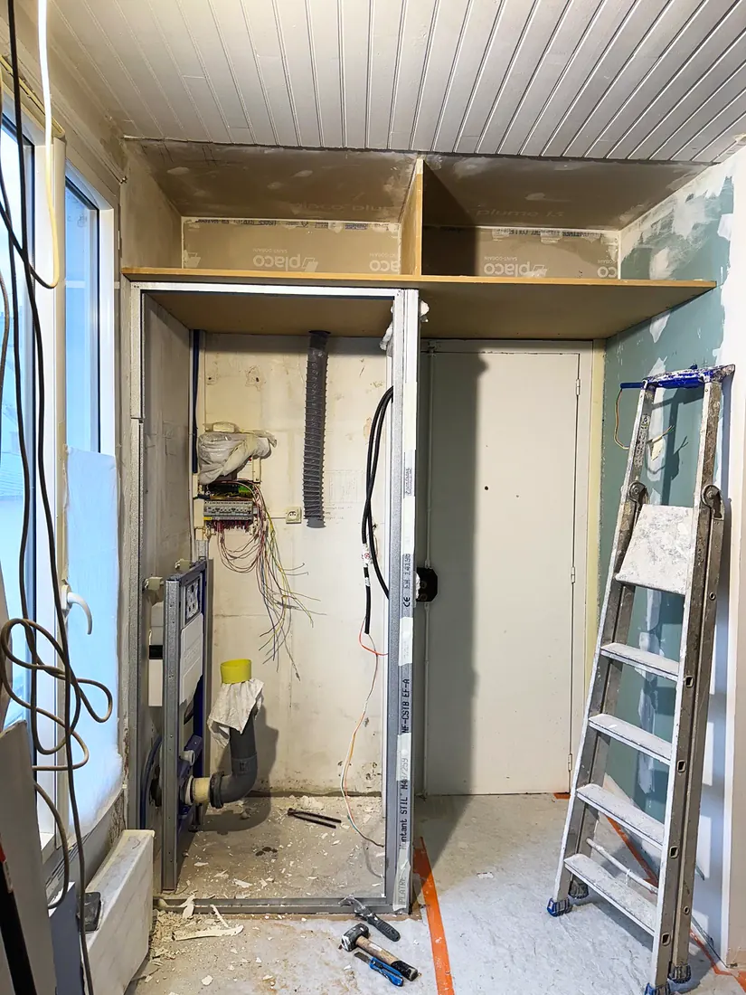 Séparation SDB & WC, Paris 20e : travaux en cours, photo 7