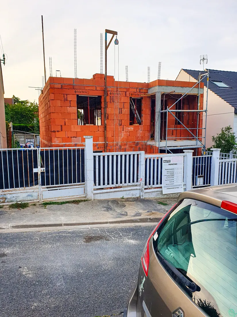 Construction d'une maison, Viry-Châtillon : travaux en cours, photo 7