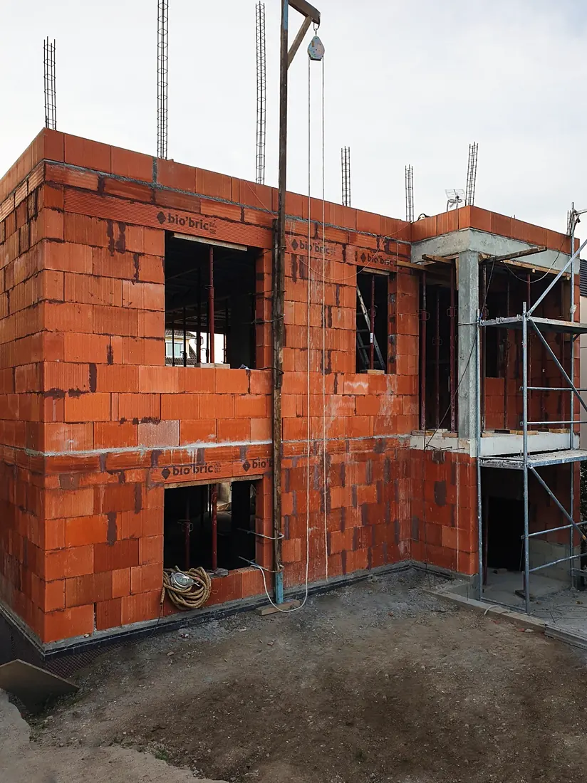 Construction d'une maison, Viry-Châtillon : travaux en cours, photo 8